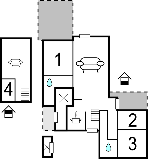 Feriehuse - Binderup Strand , Danmark - C2151 
