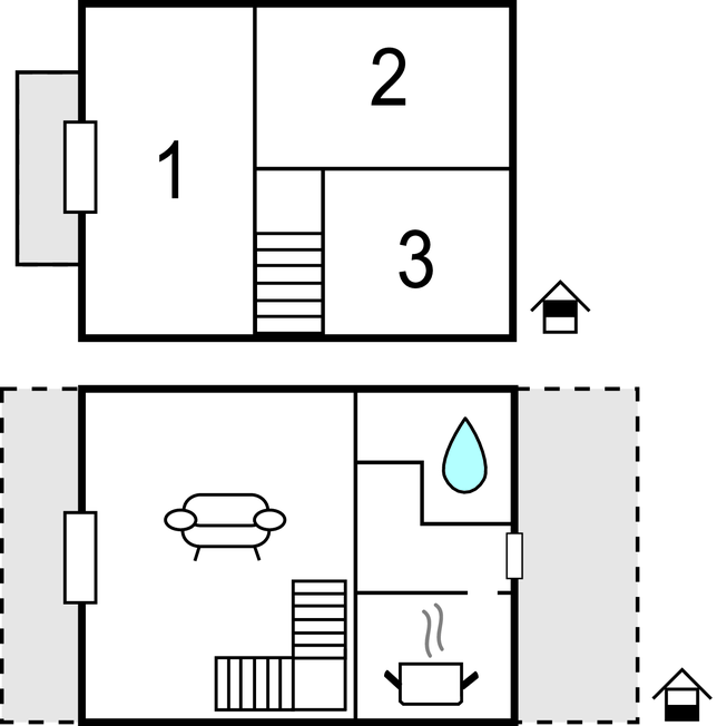 Semesterhus - Kelstrup Strand , Danmark - C2221 