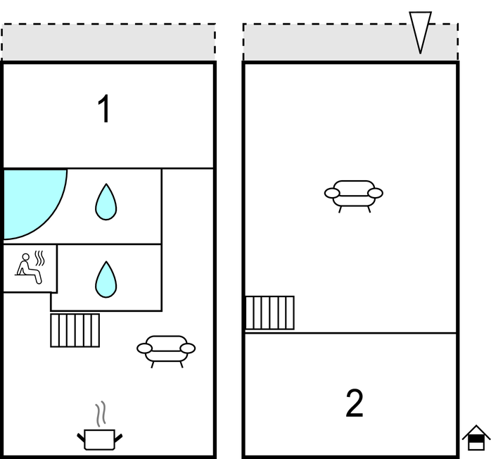 Semesterhus - Hvide Sande , Danmark - C25572 