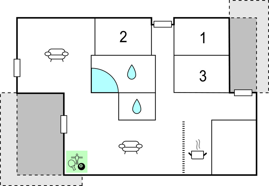 Feriehuse - Virksund Strand , Danmark - C5129 