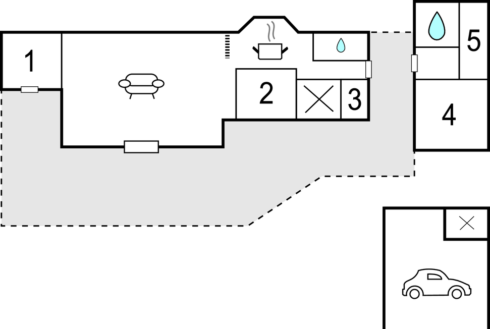 Feriehuse - Lundø Strand , Danmark - C5449 