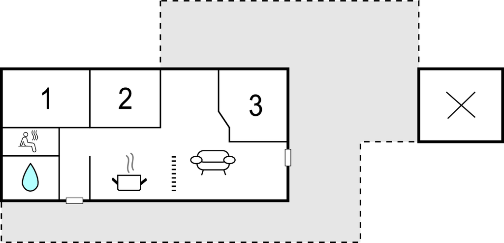 Feriehuse - Hvalpsund Strand , Danmark - C6218 