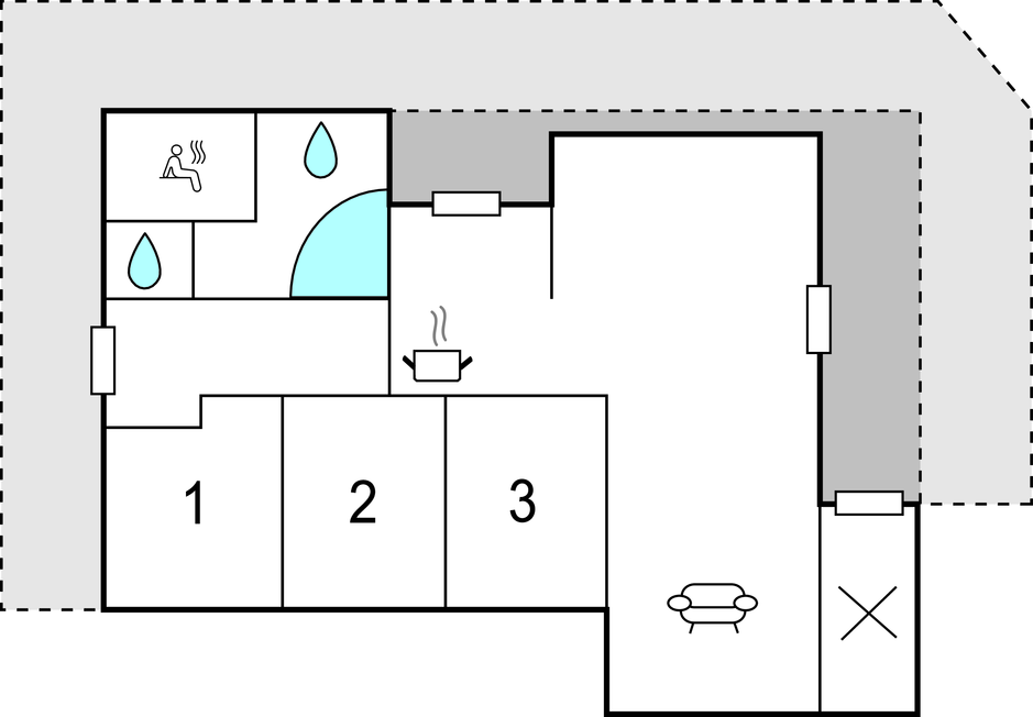 Semesterhus - Kollerup Klit , Danmark - C7081 