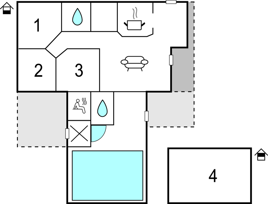 Ferienhaus - Lild Strand , Dänemark - C7343 