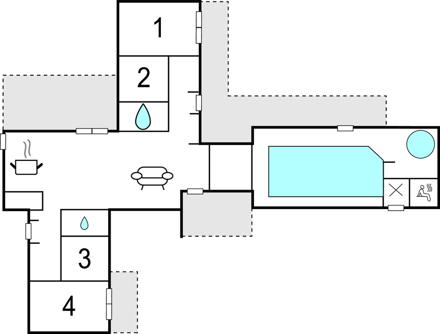 Feriehuse - Slettestrand , Danmark - C7430 