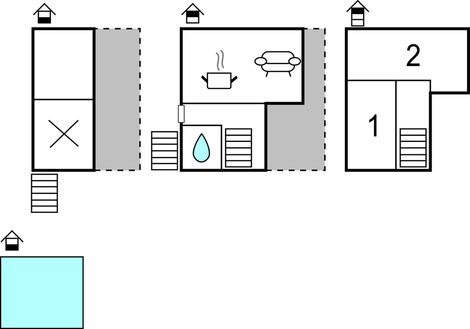 Feriehuse - Ludbreg-Vinogradi Ludbreski , Kroatien - CCC096 