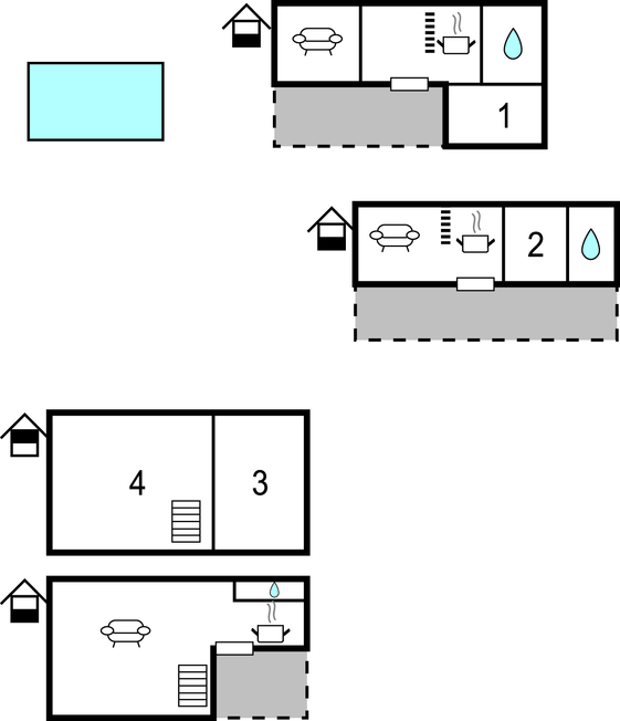 Feriehuse - Varazdin-Novi Marof , Kroatien - CCC124 