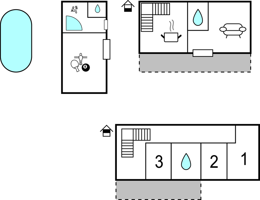 Feriehuse - Varazdin-Svibovec Podravski , Kroatien - CCC185 