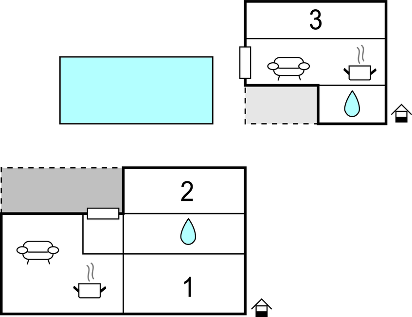 Feriehus - Krizevci-Sveti Ivan Zabno , Kroatia - CCC126 