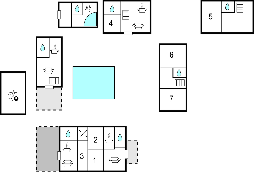 Semesterhus - Ludbreg Rivalno , Kroatien - CCC178 