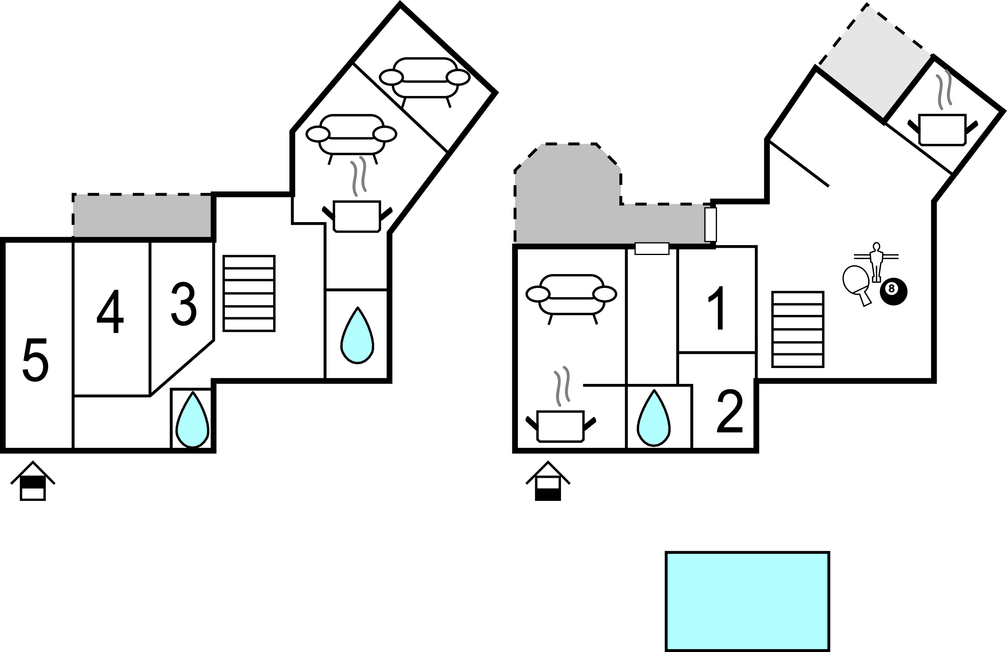 Semesterhus - Zagreb-Lasinja , Kroatien - CCC199 