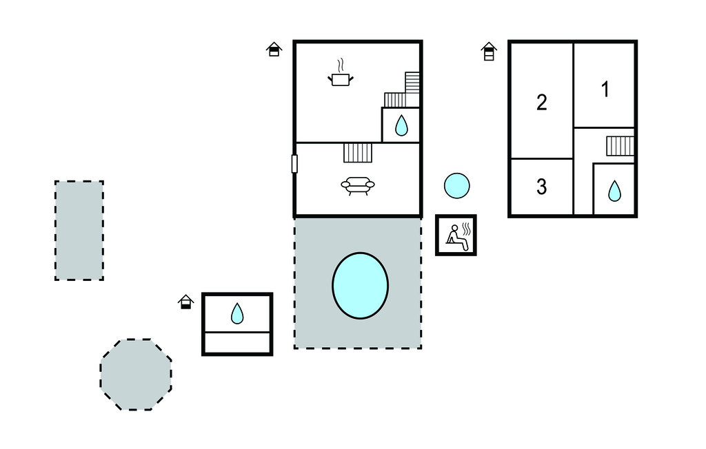 Feriehuse - Petrinja - Mostanica , Kroatien - CCC525 
