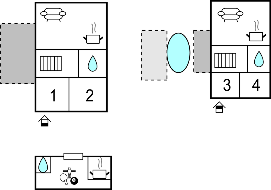 Ferienhaus - Gospic-Debelo Brdo , Kroatien - CCL086 