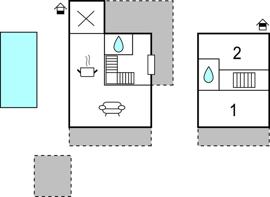 Feriehuse - Lika-Gospic , Kroatien - CCL122 