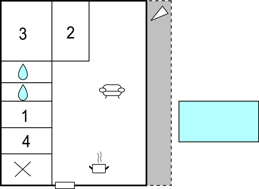 Ferienhaus - Biograd-Kakma , Kroatien - CDA345 