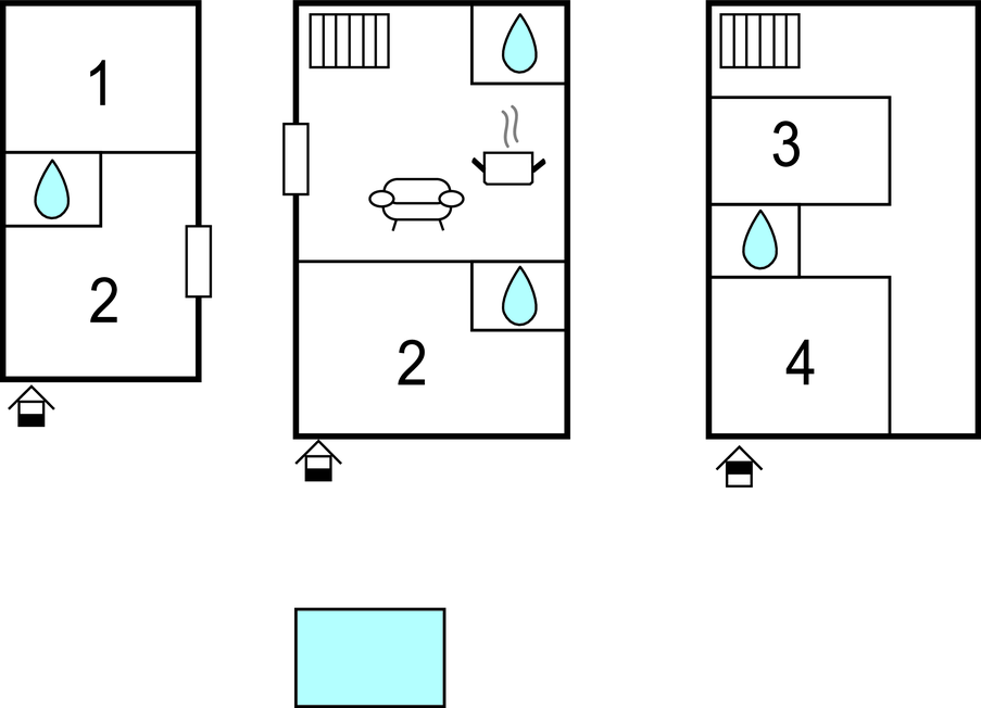 Feriehuse - Biograd-Lisane Tinjske , Kroatien - CDA460 