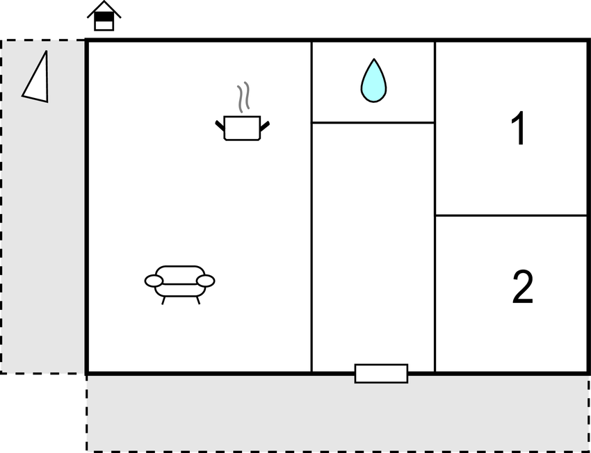 Ferienwohnung - Zadar-Razanac , Kroatien - CDA465 