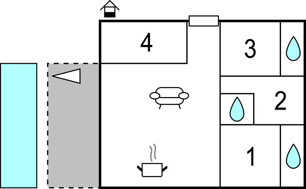 Ferienhaus - Zadar-Sukosan , Kroatien - CDA580 