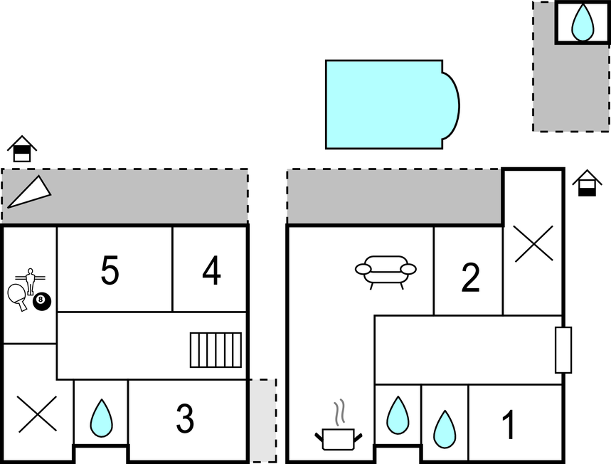 Feriehuse - Biograd-Lisane Tinjske , Kroatien - CDA603 