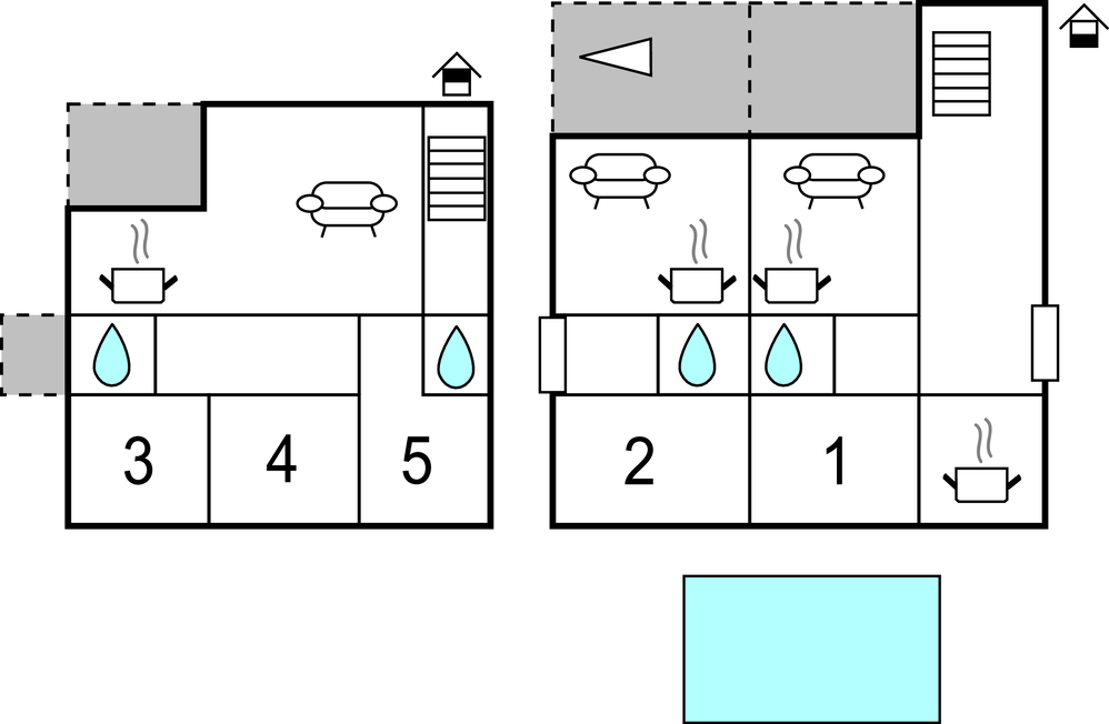 Ferienhaus - Zadar-Kozino , Kroatien - CDA650 