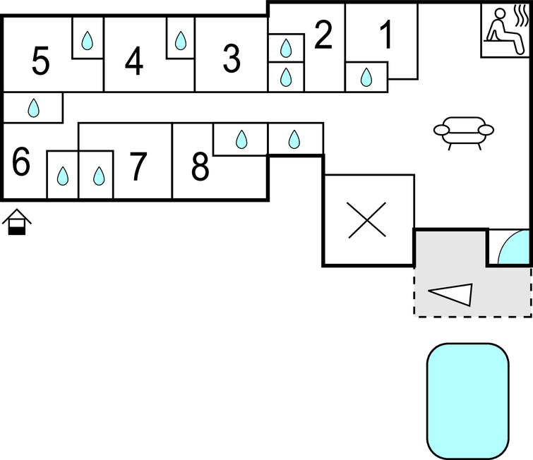 Semesterhus - Biograd-Turanj , Kroatien - CDA804 