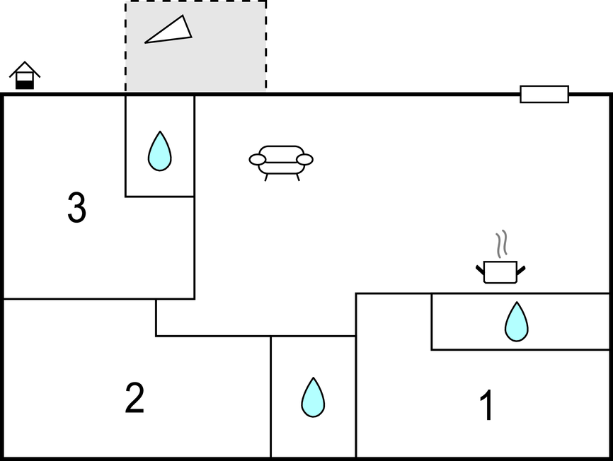 Feriehuse - Biograd-Rastane Donje , Kroatien - CDA922 
