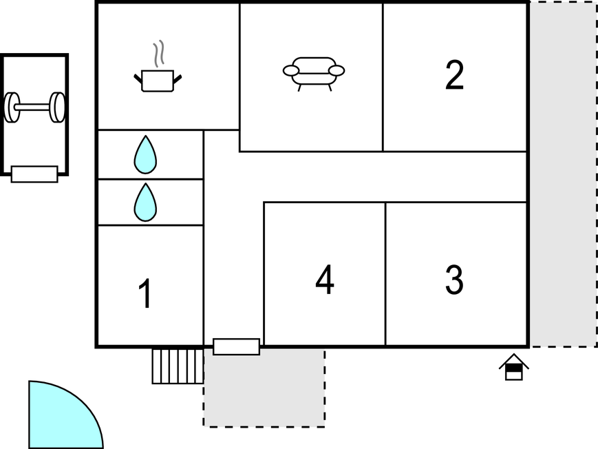 Feriehuse - Starigrad Paklenica/Rovanjska , Kroatien - CDA961 