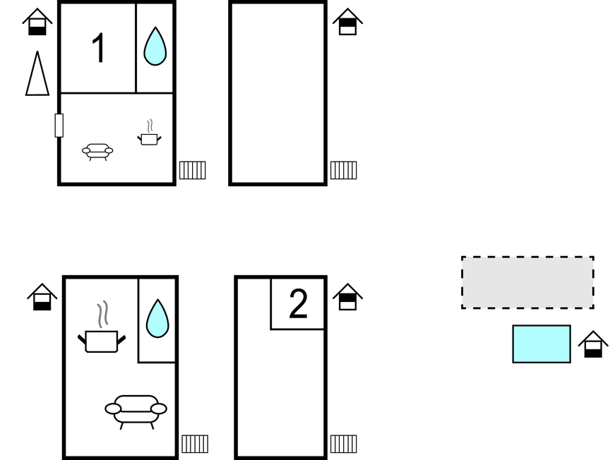 Feriehuse - Zadar-Pridraga , Kroatien - CDA090 