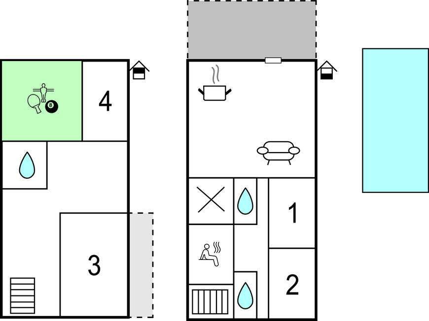 Feriehuse - Zadar-Kakma , Kroatien - CDA331 