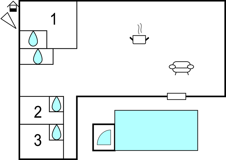 Ferienhaus - Biograd-Radosinovci , Kroatien - CDA606 