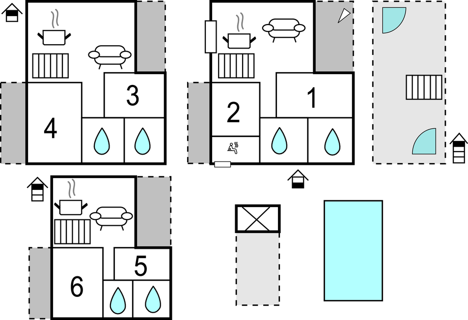 Ferienhaus - Biograd-Turanj , Kroatien - CDA830 