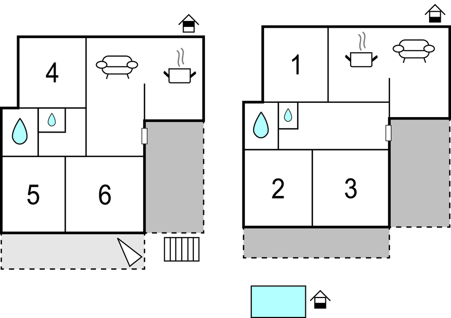 Ferienhaus - Zadar-Bibinje , Kroatien - CDA069 