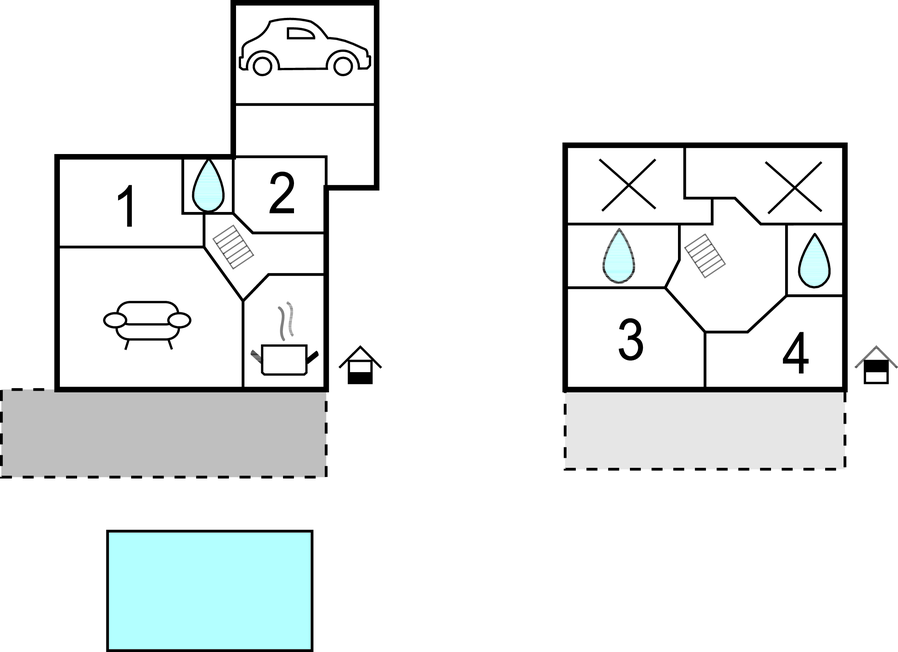 Feriehuse - Nin-Vrsi , Kroatien - CDA317 