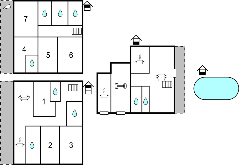 Feriehuse - Biograd , Kroatien - CDA553 