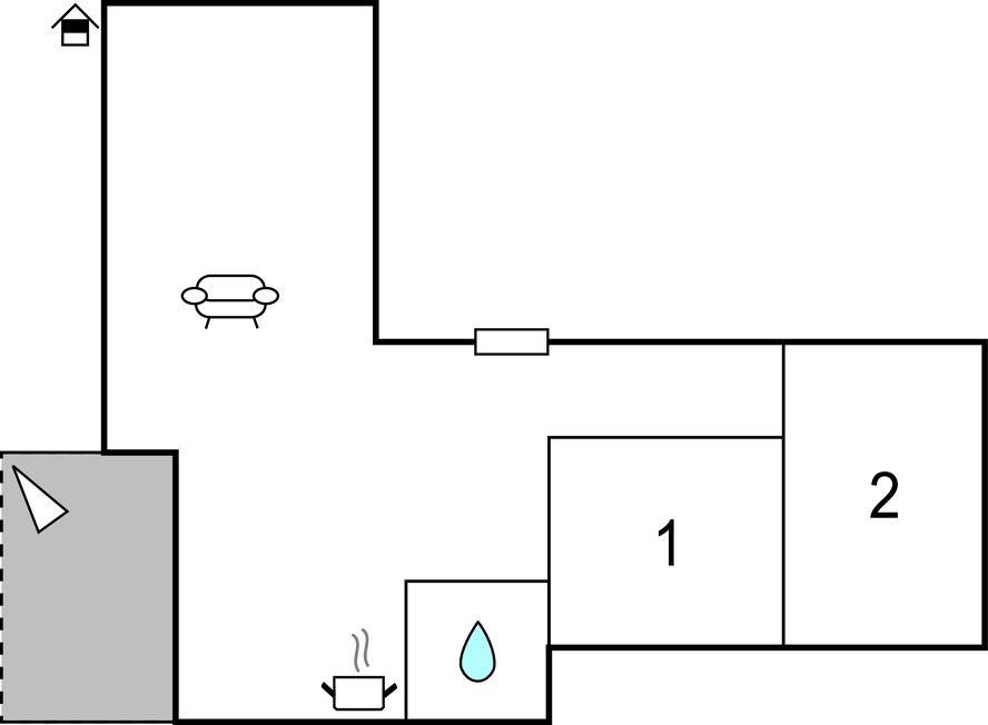 Semesterlägenhet - Brac-Sutivan , Kroatien - CDB482 