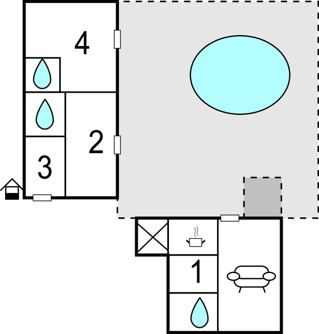 Feriehus - Brac-Praznica , Kroatia - CDB624 