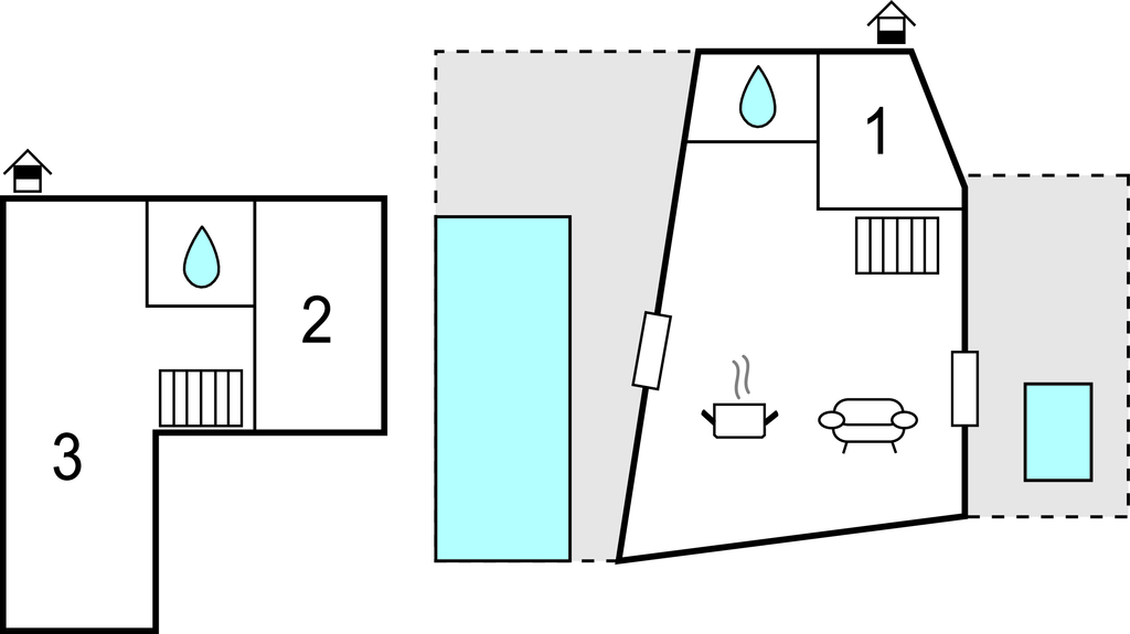 Feriehuse - Brac-Sutivan , Kroatien - CDB749 
