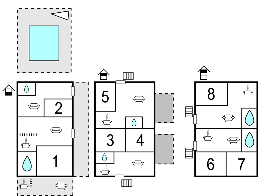 Feriehuse - Brac-Postira , Kroatien - CDB251 