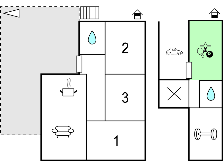Feriehuse - Brac-Supetar , Kroatien - CDB461 