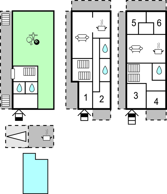 Feriehus - Makarska-Zmijavci , Kroatia - CDC075 
