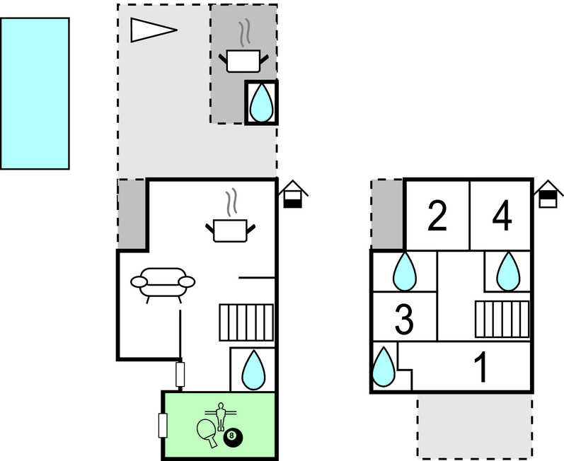 Feriehuse - Makarska-Imotski , Kroatien - CDC380 