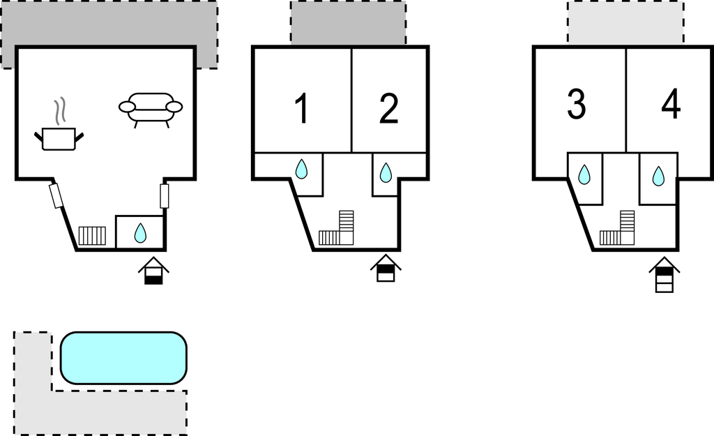 Ferienhaus - Trogir-Vinisce , Kroatien - CDC538 