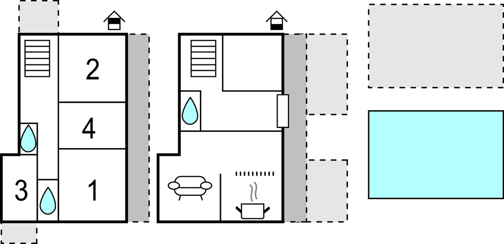 Feriehuse - Makarska-Runovic , Kroatien - CDC568 