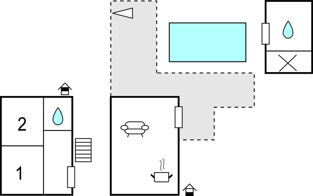 Feriehuse - Makarska-Runovic , Kroatien - CDC578 