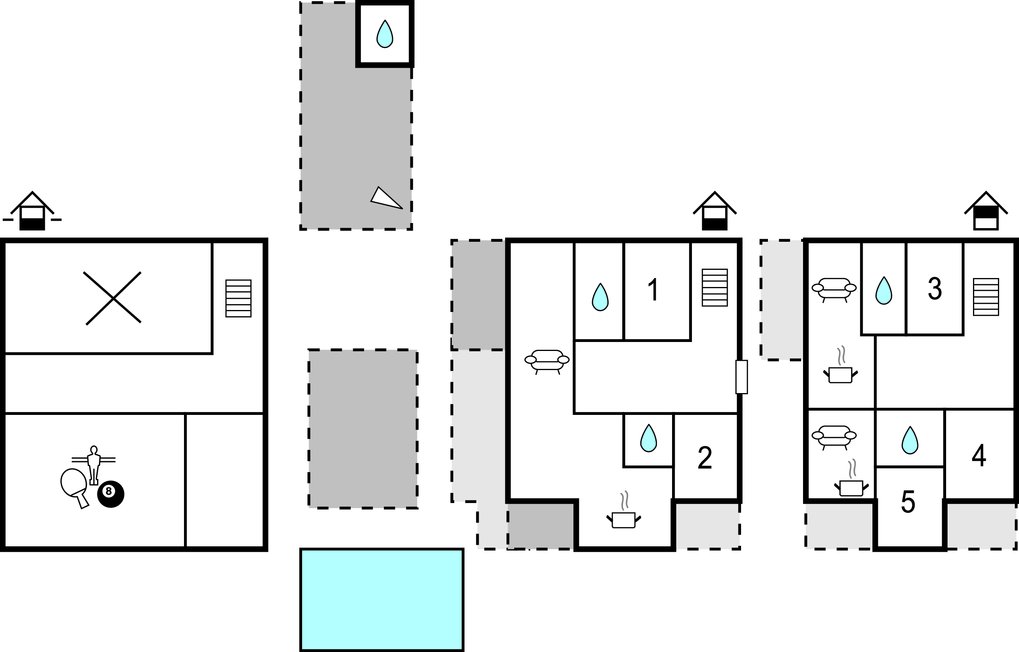 Feriehuse - Makarska-Ricice , Kroatien - CDC580 