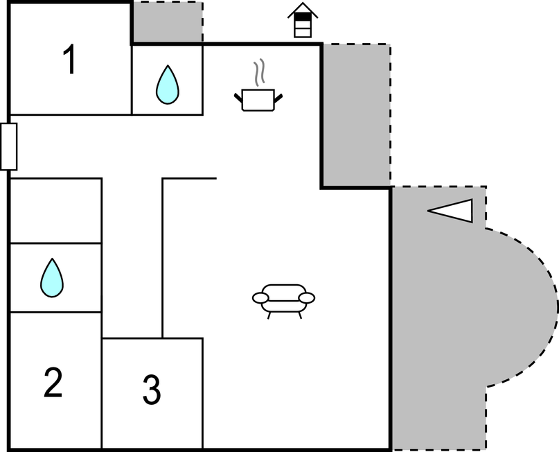 Ferienwohnung - Makarska-Igrane , Kroatien - CDC589 