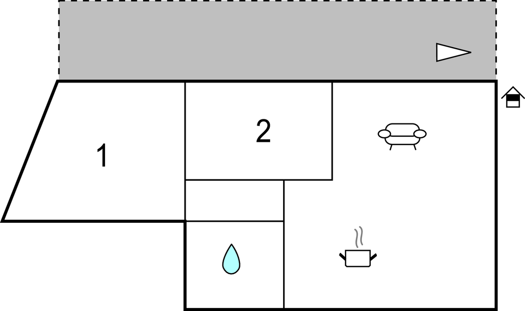 Lejlighed - Trogir-Kastel Gomilica , Kroatien - CDC837 