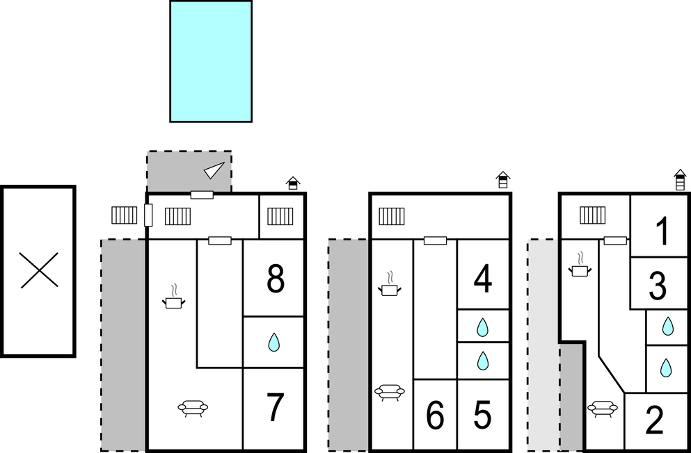 Feriehuse - Trogir-Kastel Sucurac , Kroatien - CDC112 