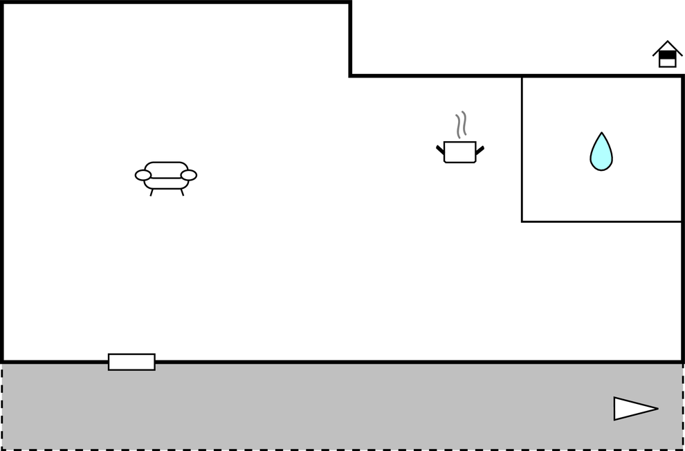 Lejlighed - Okrug Donji-Trogir , Kroatien - CDC155 