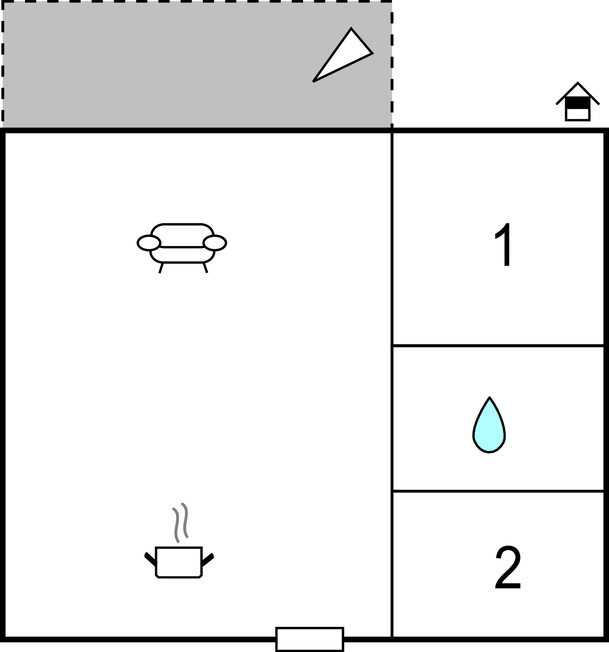 Lejlighed - Trogir-Okrug Gornji , Kroatien - CDC430 